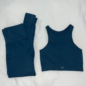 SETactive Neptune SculptFlex High Neck Bra & Leggings Set